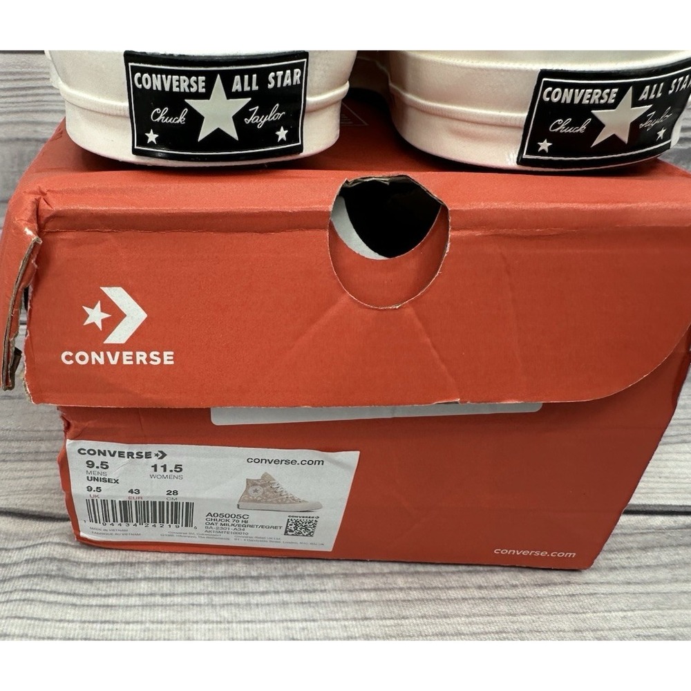 CONVERSE CHUCK TAYLOR CHUCK 70 HI TOP SNEAKERS Men 9.5 / Women‎ 11.5 DAISY CORD - Picture 9 of 11
